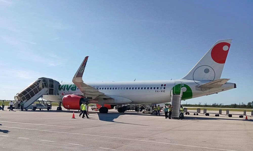 Viva Aerobus departs from Camaguey