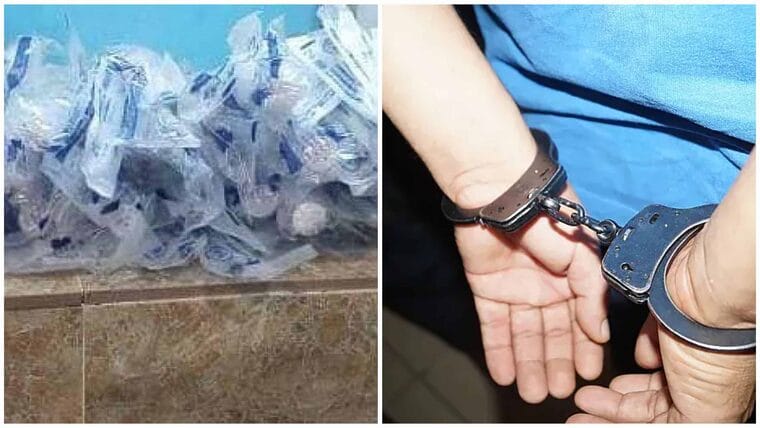 Arrestan a cubano con maletín lleno de jeringuillas y otros materiales sanitarios