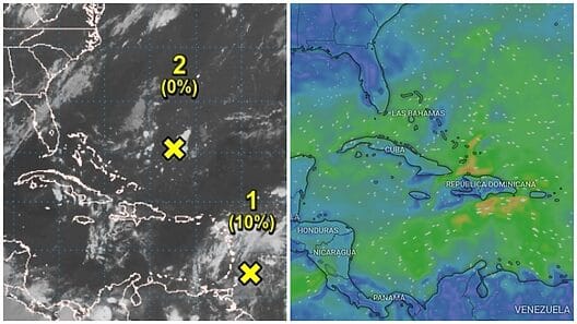 Atentos en Florida al posible desarrollo de una perturbación atmosférica frente a la costa sureste de Estados Unidos