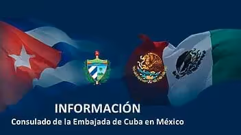 Aviso importante del Consulado de Cuba en México
