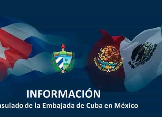 Aviso importante del Consulado de Cuba en México
