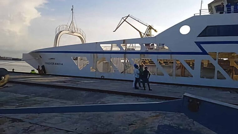 Realiza prueba inicial ferry que cubrirá la ruta entre Batabanó y Nueva Gerona