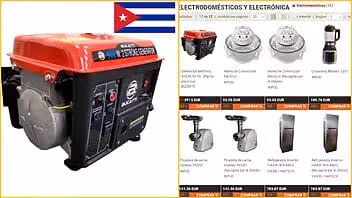 Bazar Cuba ofrece la posibilidad de adquirir plantas eléctricas para el hogar en su tienda en línea