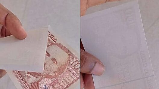 Viral en Cuba: billete de 100 $ impreso por una sola cara