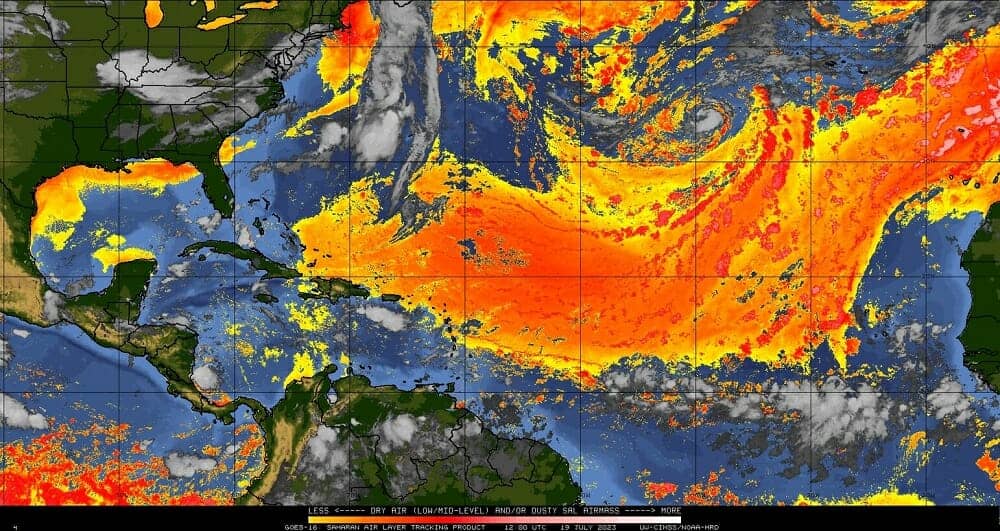 Nube de polvo del Sahara se aproxima al Caribe: ¿cómo afectará a Cuba?