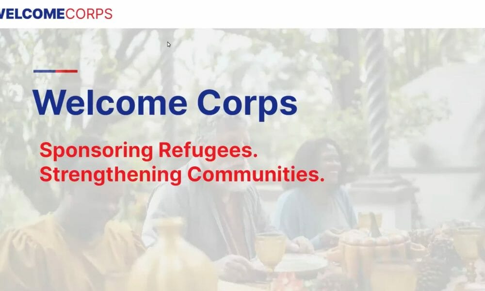 Así es el programa para patrocinar en grupo a refugiados, Welcome Corps