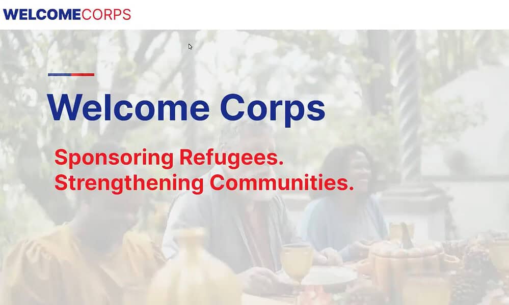 Así es el programa para patrocinar en grupo a refugiados, Welcome Corps