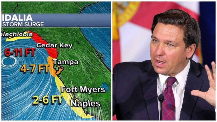 «Idalia puede causarnos mucho daño»: DeSantis extiende Estado de Emergencia en Florida