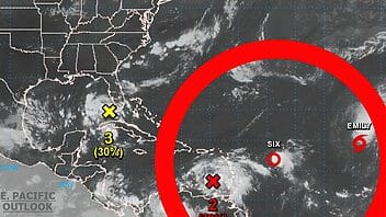 NHC alerta ante posibles formaciones ciclónicas en el Atlántico