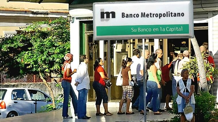 Nota informativa del Banco Metropolitano de Cuba
