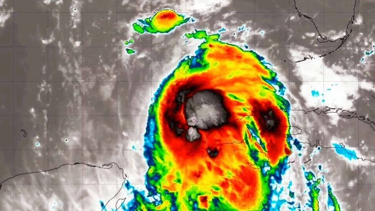 Último parte meteorológico:Tormenta Idalia cerca de convertirse en huracán en las cercanías de Cuba