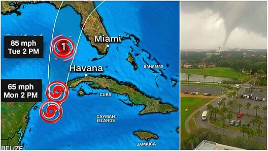 Advierten posibles marejadas ciclónicas y tornados en Florida por el impacto de Idalia. Cuba podría ser golpeada en unas horas