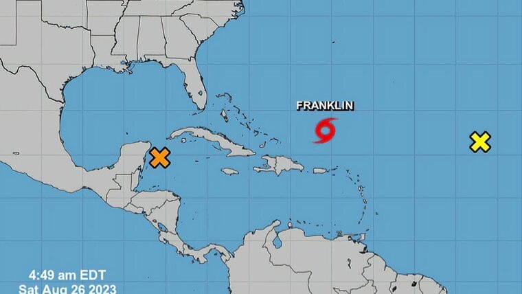 Alerta del NHC para Cuba y Estados Unidos por posible desarrollo ciclónico en el Mar Caribe