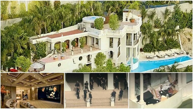 Ocupan y destrozaron una casa de  millones de dólares en Estados Unidos