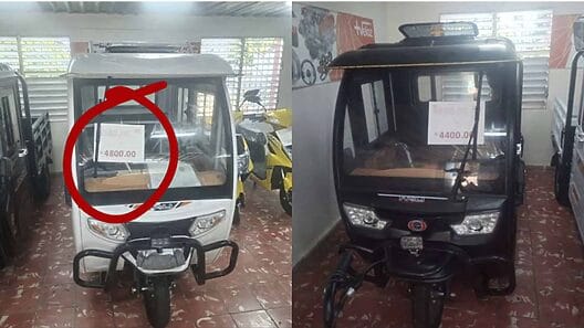 Tiendas en MLC promocionan triciclos eléctricos a 4800 MLC