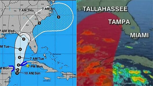 Se forma la tormenta tropical Idalia muy próxima a Cuba y con rumbo a la Florida
