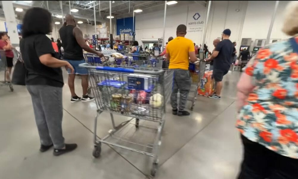 Florida markets were packed with people before Hurricane Adalia hit.  These are the most purchased products