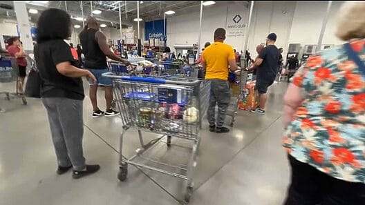 Mercados de Florida abarrotados de gente ante el paso del huracán Idalia. Estos son los productos que más se compran