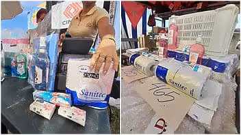 Venta en CUP de miles de módulos de alimentos y aseo procedentes de CIMEX y TRD a los matanceros