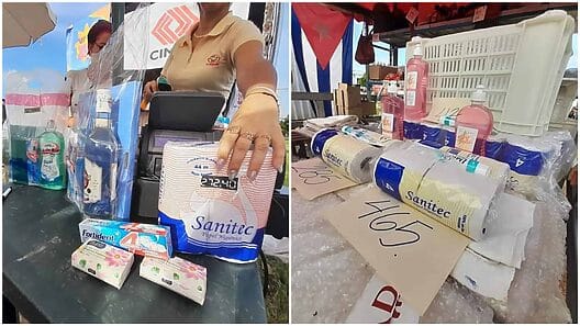 Venta en CUP de miles de módulos de alimentos y aseo procedentes de CIMEX y TRD a los matanceros