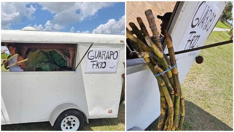 Cubanos abren negocio de guarapera rodante en Florida