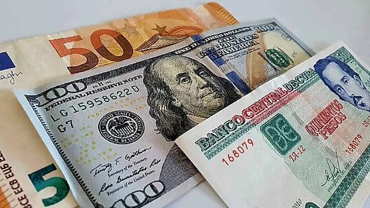 Así están el precio del dólar, el euro y la MLC hoy en Cuba