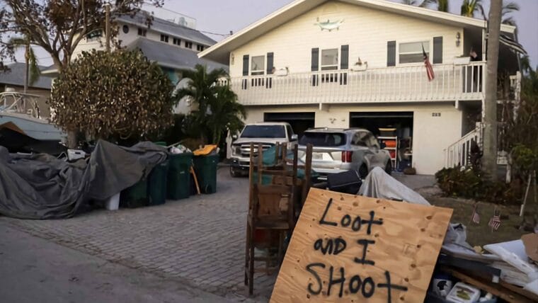 Alertan sobre saqueos en casas de Florida afectadas por el huracán Idalia