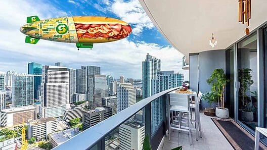 Lanza Subway minirestaurante aéreo que volará por ciudades estadounidenses