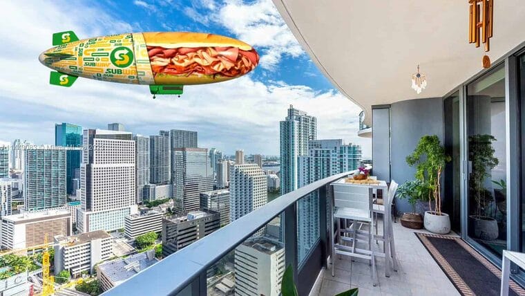 Lanza Subway minirestaurante aéreo que volará por ciudades estadounidenses