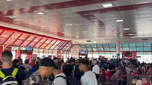 Viral: cubanos llenan el Aeropuerto de La Habana para irse a Nicaragua