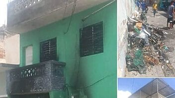 Incendio consume vivienda en Santa Clara tras explosión de motorinas