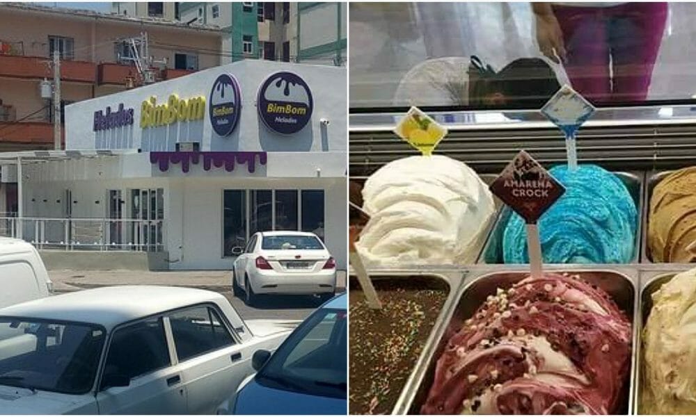 BimBom Ice Cream Shop in El Vedado: Reopens with astronomical prices