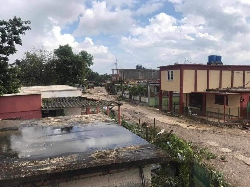 L’uragano colpisce Playa Baracoa, lasciando danni sul suo percorso (+Video)