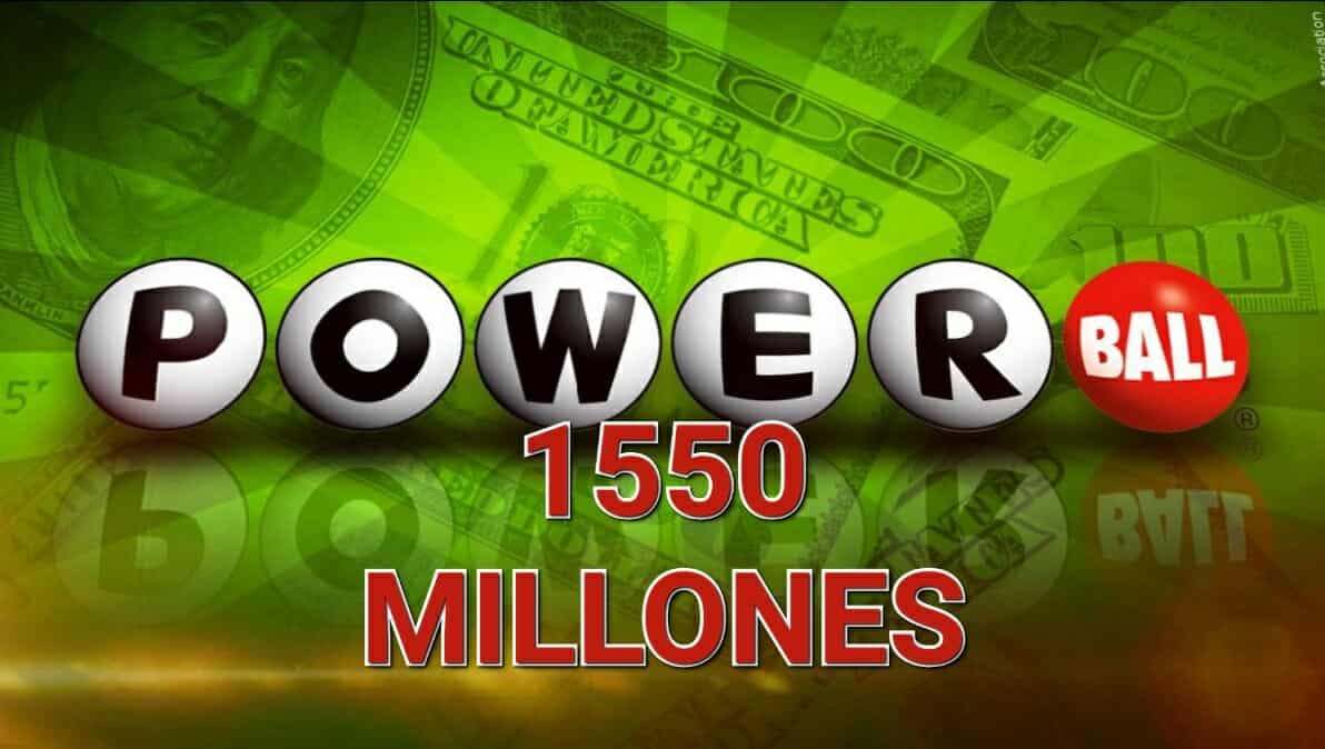 Powerball alcanza la tercera suma más grande con 1.550 millones de
