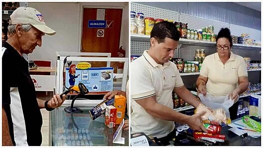 Información sobre venta de módulos de alimentos en pesos cubanos en Tiendas Caribe