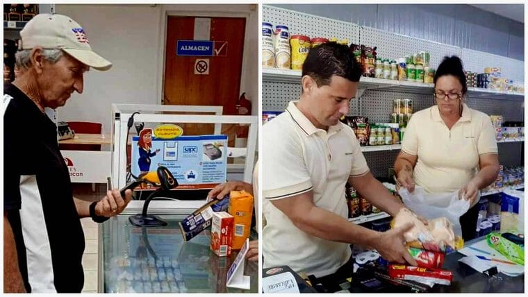 Información sobre venta de módulos de alimentos en pesos cubanos en Tiendas Caribe