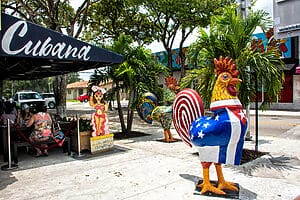 cubanos en florida calle 8 miami