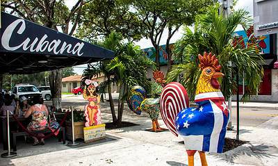 cubanos en florida calle 8 miami