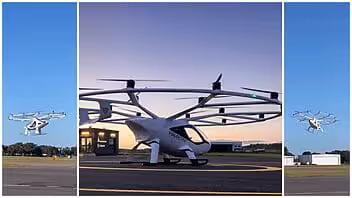 Realizan en Florida vuelo de prueba de taxis aéreos