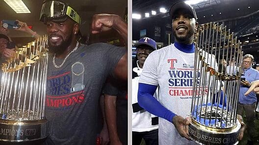 Cuba sigue haciendo historia en las Grandes Ligas: Adolis y Chapman se coronan con los Rangers de Texas