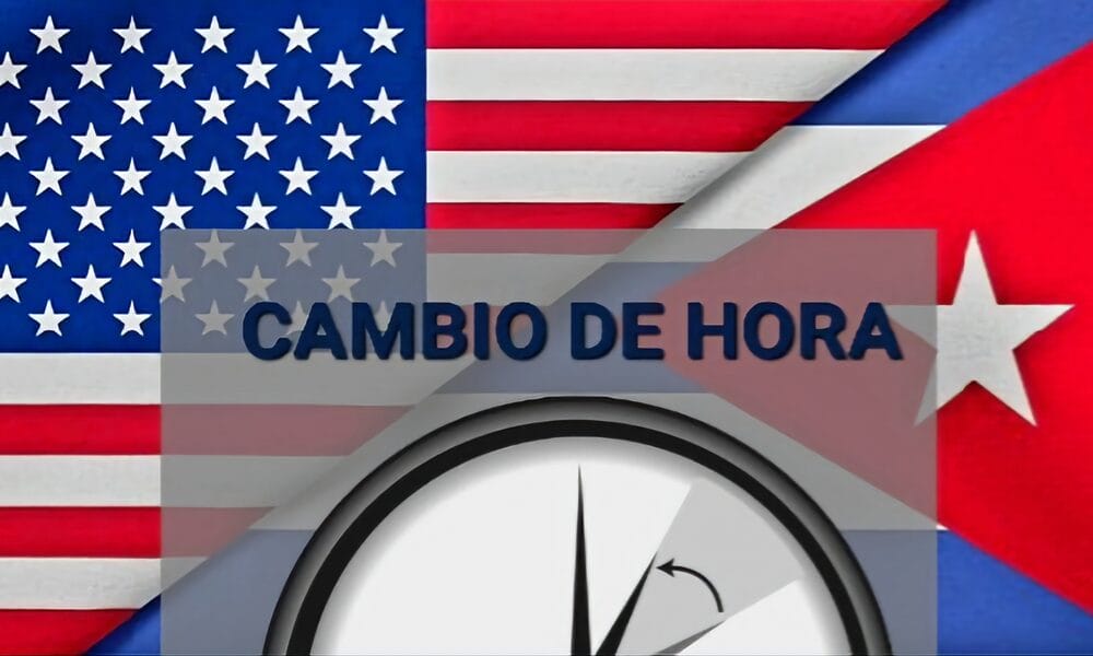 As of this Sunday, Cuba and the United States are changing time