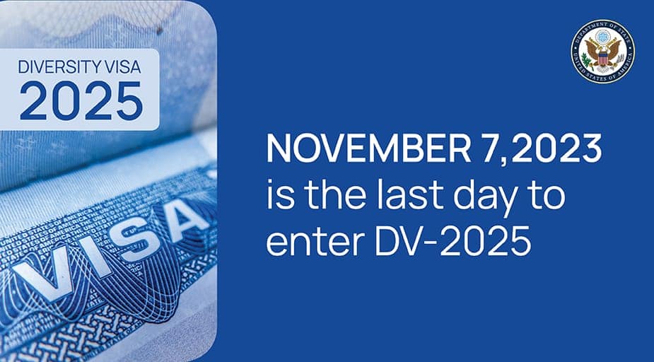 Último día para inscribirse en el Bombo o Lotería de Visas 2025