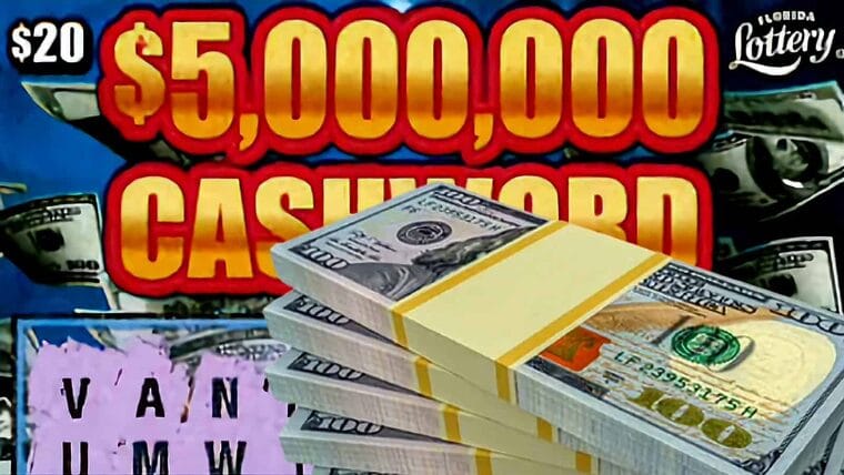 Una suertuda mujer ganó  millones de dólares con un raspadito de lotería en Florida