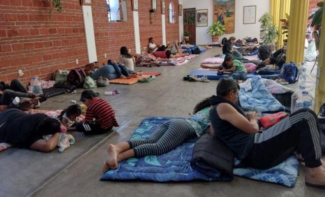 Evacuations in Mexico City after migrant shelters collapse