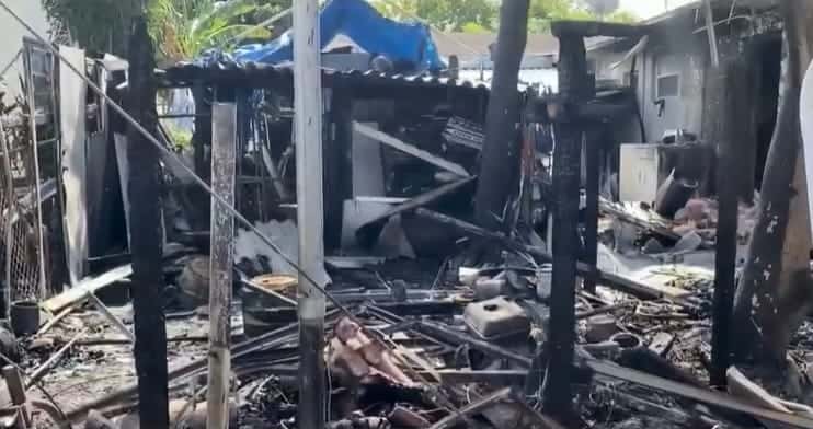 dentro casas incendio cubanos