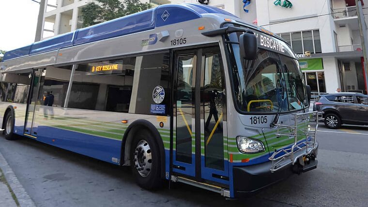 Inició servicio de transporte público gratis en Miami