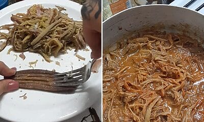 ropa vieja cáscara de plátanos