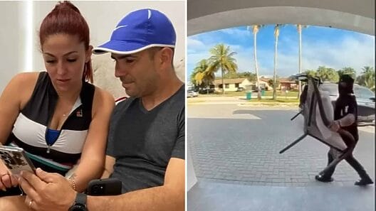 Miami: roban muebles y una planta del portal a pareja de cubanos
