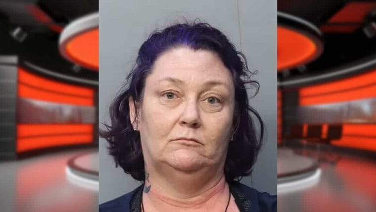 Mujer de Miami acusada de intentar prenderle fuego a una camioneta y agredir a un policía