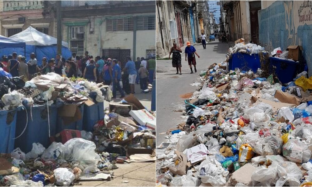 The crisis in Havana worsens with garbage collection